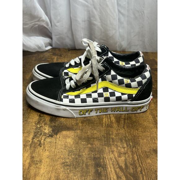 Vans X SpongeBob Squarepants Old Skool Off the Wall M 3.5 W 5 Checkered - Picture 5 of 11